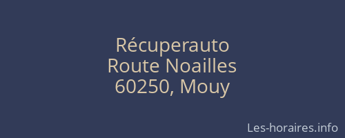 Récuperauto