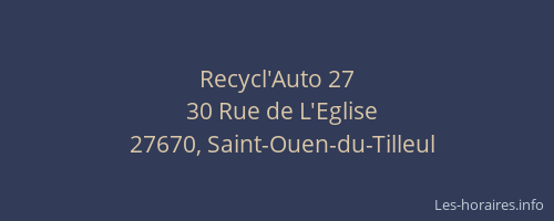 Recycl'Auto 27