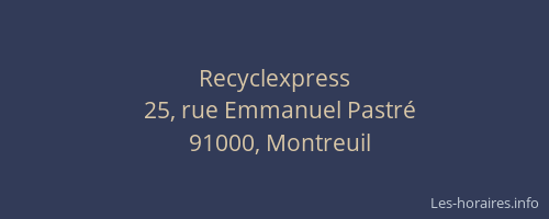 Recyclexpress