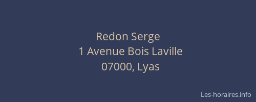 Redon Serge