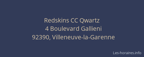 Redskins CC Qwartz