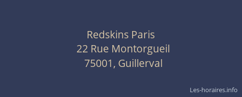 Redskins Paris