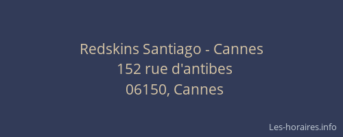 Redskins Santiago - Cannes