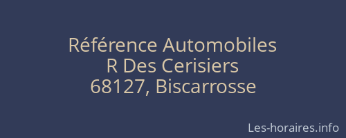 Référence Automobiles