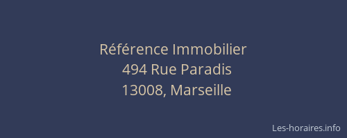 Référence Immobilier