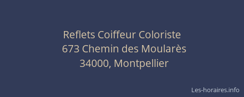 Reflets Coiffeur Coloriste