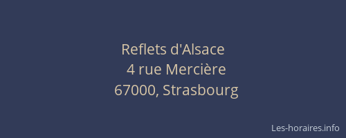Reflets d'Alsace