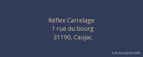 Réflex Carrelage