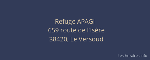 Refuge APAGI