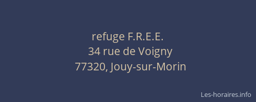refuge F.R.E.E.
