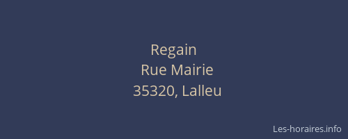 Regain