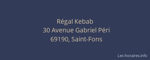 Régal Kebab