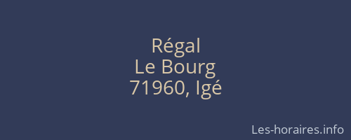 Régal