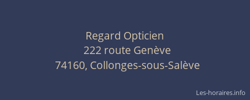 Regard Opticien