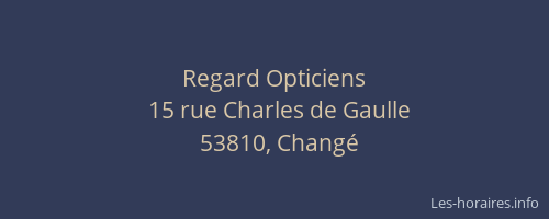 Regard Opticiens