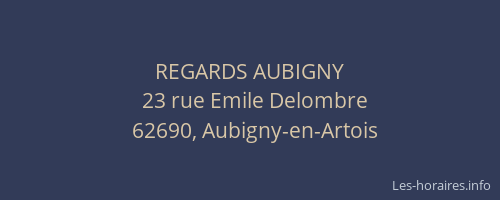 REGARDS AUBIGNY