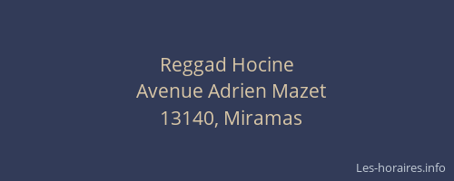 Reggad Hocine