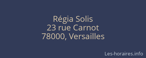Régia Solis