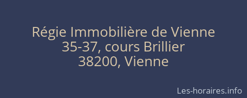 Régie Immobilière de Vienne