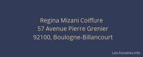 Regina Mizani Coiffure