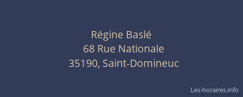 Régine Baslé