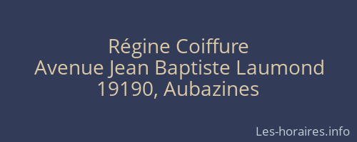 Régine Coiffure