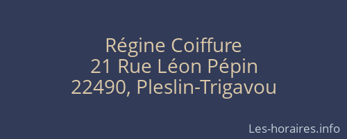 Régine Coiffure