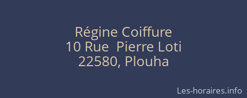Régine Coiffure