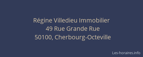 Régine Villedieu Immobilier