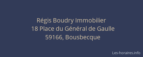 Régis Boudry Immobilier