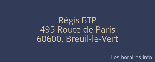 Régis BTP