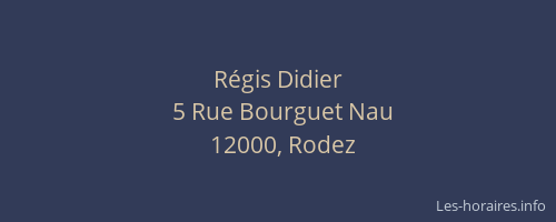 Régis Didier