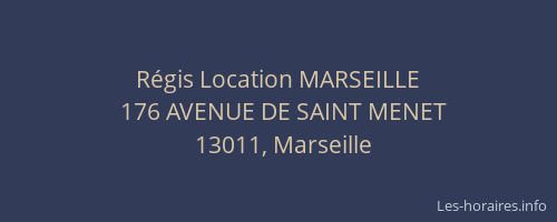 Régis Location MARSEILLE