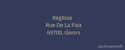 Réglisse