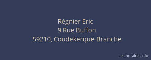 Régnier Eric