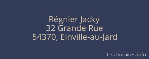 Régnier Jacky