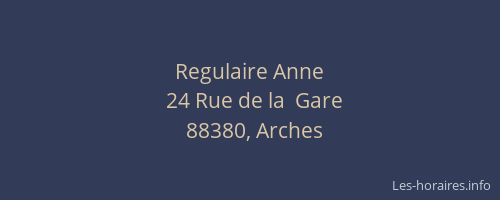 Regulaire Anne
