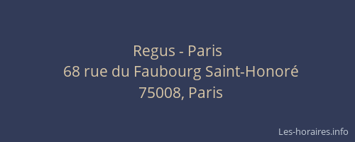 Regus - Paris