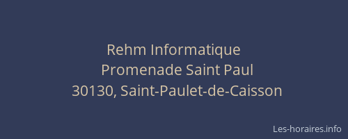 Rehm Informatique