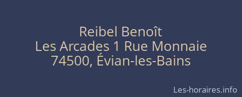 Reibel Benoît