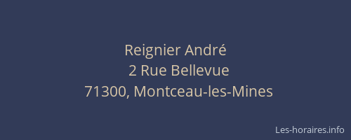 Reignier Andr&eacute;