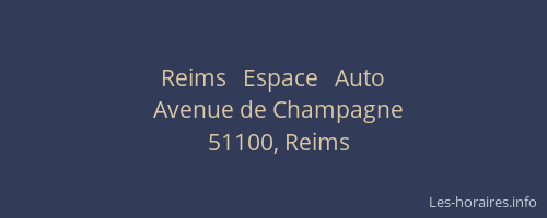 Reims   Espace   Auto