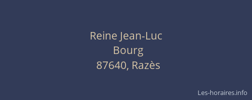 Reine Jean-Luc