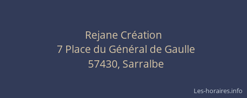 Rejane Cr&eacute;ation