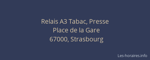 Relais A3 Tabac, Presse