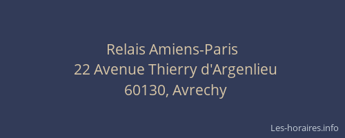 Relais Amiens-Paris