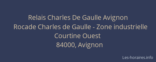 Relais Charles De Gaulle Avignon