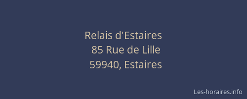 Relais d'Estaires