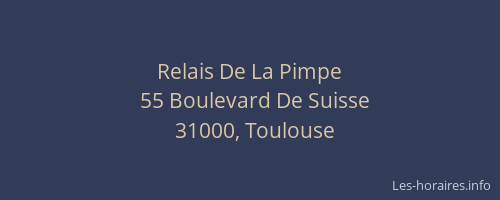 Relais De La Pimpe