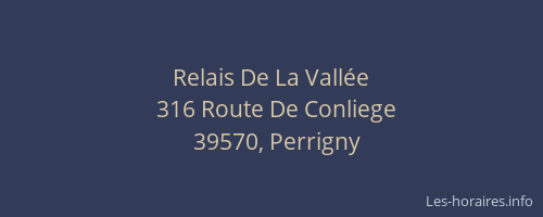 Relais De La Vall&eacute;e